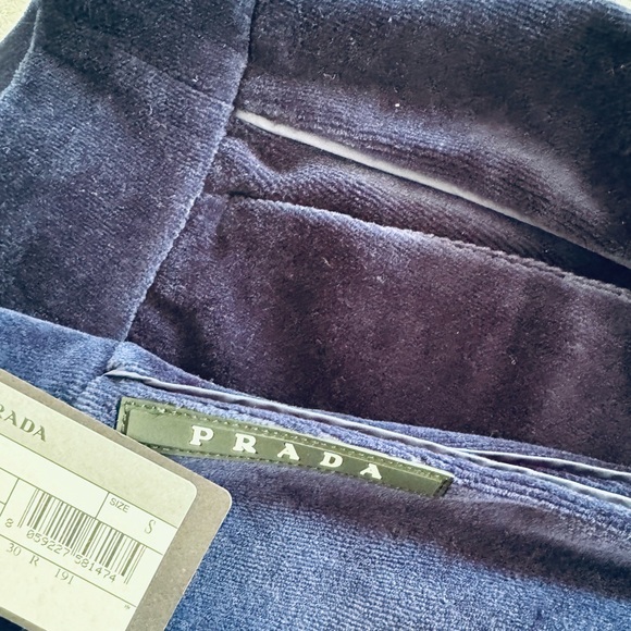 PRADA***Blue Velour Joggers****Small $890 NWT - Picture 8 of 8